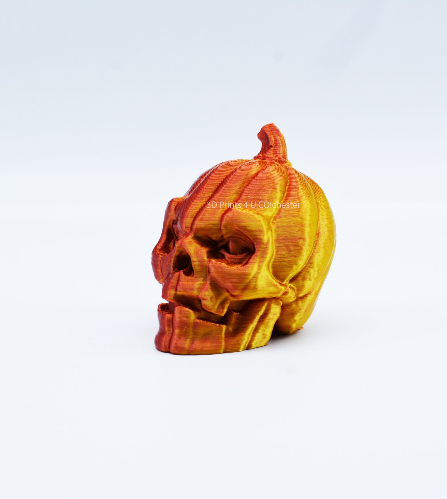 Pumpkin Skull Decoration